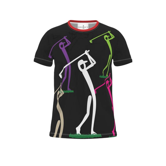 Cut And Sew All Over Print T Shirt