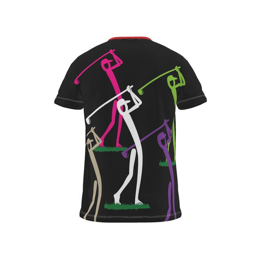 Cut And Sew All Over Print T Shirt