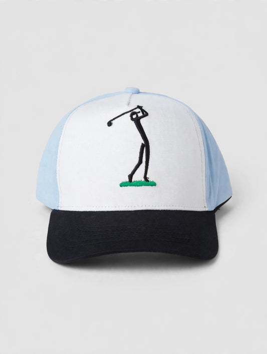 Golf Guy Cap - Light Blue, front