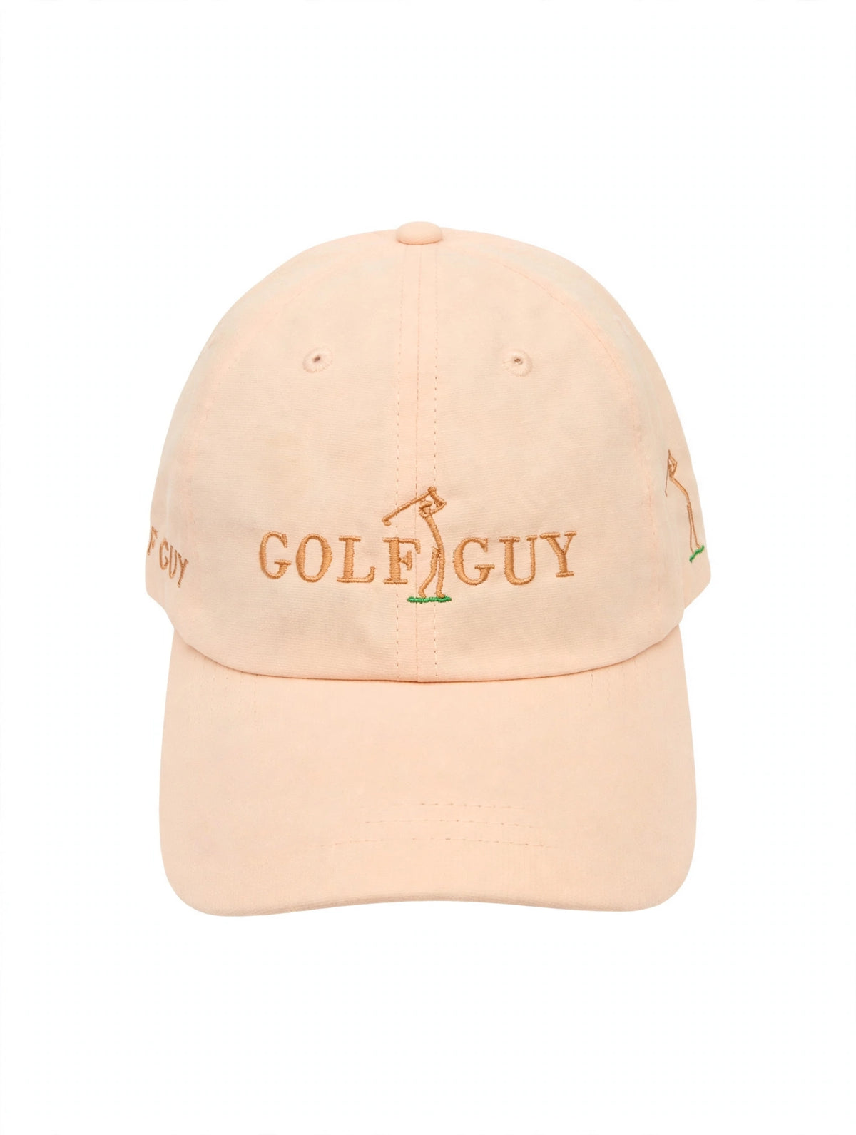Golf Guy Women's Cap - Peach/Tan, front
