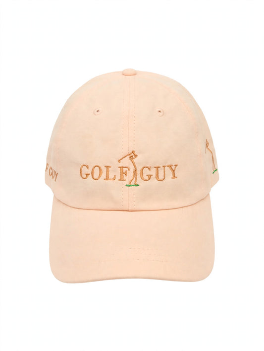 Golf Guy Women's Cap - Peach/Tan, front