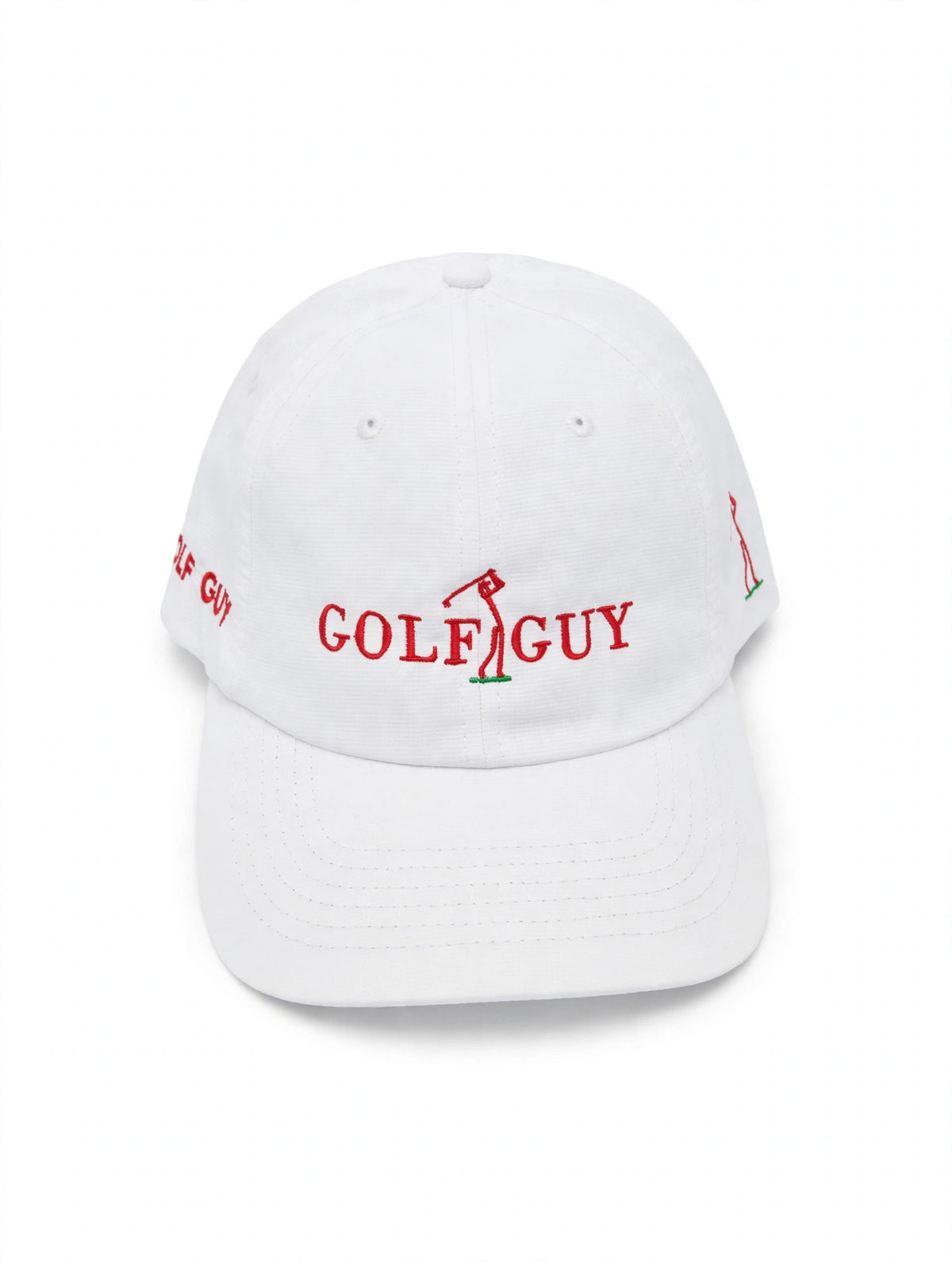 Golf Guy Women's Cap - White/Red, front