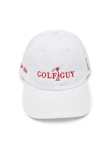 Golf Guy Women's Cap - White/Red, front