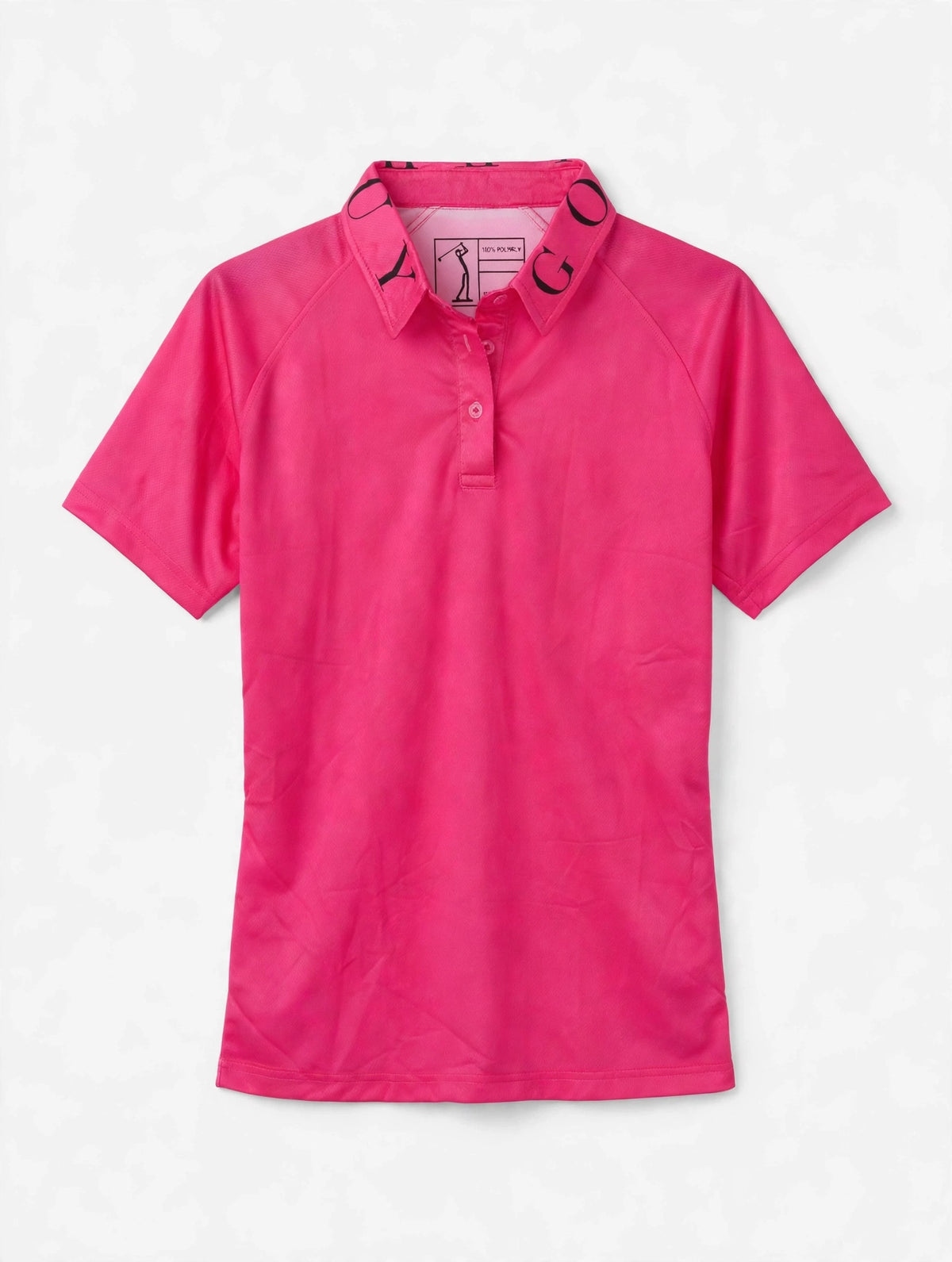 Golf Guy Women's Polo - Hot Pink, front