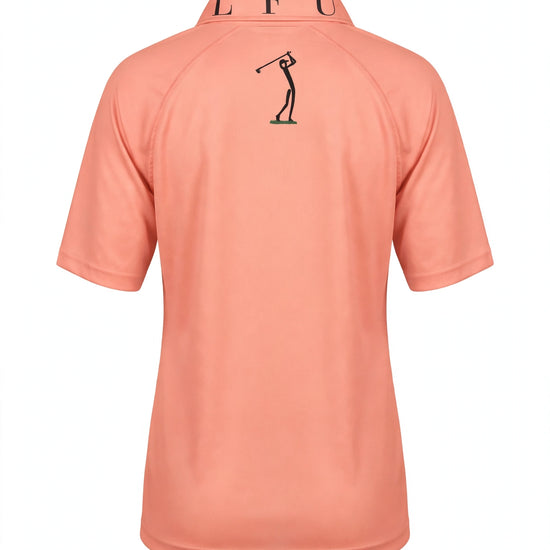 Golf Guy Women's Polo - Peach, back